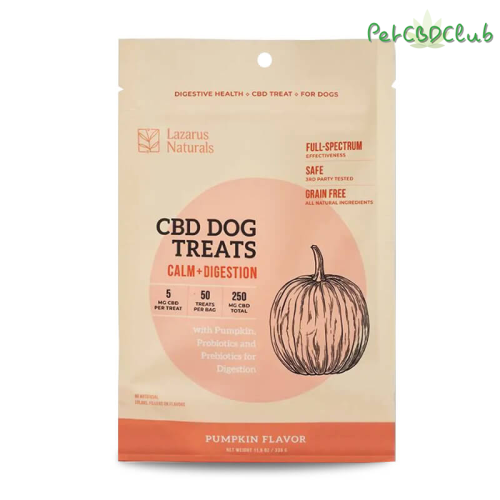 Lazarus Naturals CBD Pet Edible Pumpkin Calm + Digestion 5mg