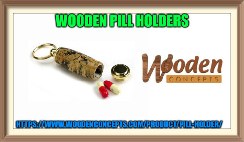 wooden pill holders of Wooden Concepts make beautiful gifts and showcase the quality of wood material we use as well.
https://www.woodenconcepts.com/product/pill-holder/