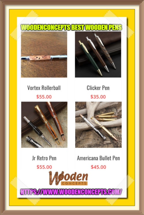 Handmade wood pens of Wooden Concepts make beautiful gifts and showcase the quality of wood material we use as well as the expertise and creativity of our woodwork.https://www.woodenconcepts.com/