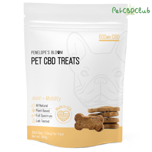 Penelope’s Bloom CBD Pet Edible – Joint + Mobility Treats For Dogs – 600mg