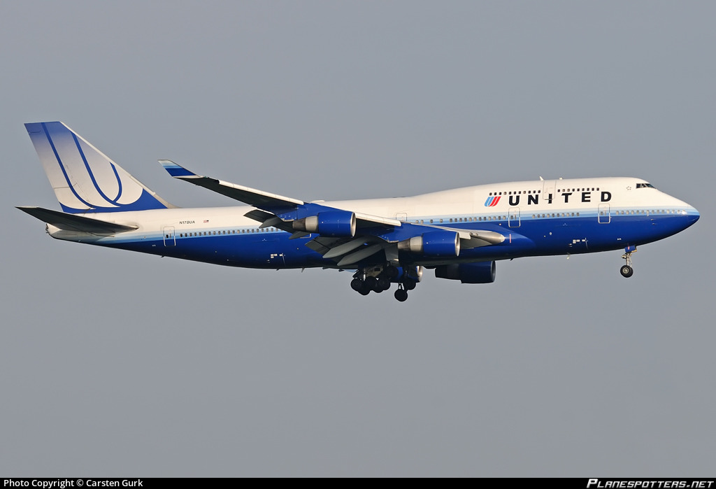 SimplePlanes | Boeing 747-400 United Airlines Blue Tulip