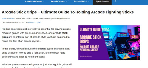 Beware that this type of fightstick may deteriorate or wear down over time due to repeated use. A bat-top grip also offers a similar arcade-style experience with less movement needed for adjustments.

https://jeuxarcades.com/best-pool-cues/
