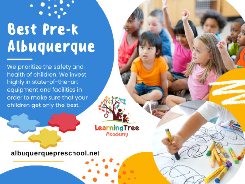Enrolling your child in the Best Preschool in Albuquerque paves the way for a bright and prosperous future. The preschool stage is an incredibly important phase in a child's life since it establishes the basis for their overall growth. 

Official Website: https://albuquerquepreschool.net

Learning Tree Academy
Address : 3615 Candelaria Rd NE, Albuquerque, NM 87110, United States
Contact Us : 15058881668

Our Profile:  https://gifyu.com/albuquerquepre

More Images:
https://rcut.in/VUpCfkxM
https://rcut.in/dS6LSx3R
https://rcut.in/dwmAMkc9