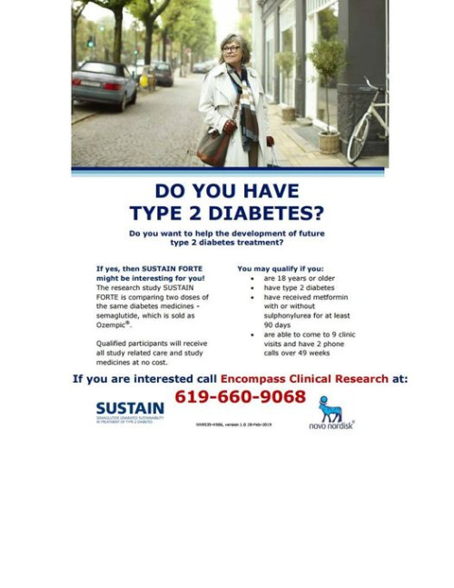 Since 1994, over 500 clinical research studies have been conducted at Encompass. More than 8,000 San Diego area participants have taken part in our studies and have contributed to advancements in medical care that benefit all of us. We study many different health conditions – some may even affect you or someone you love. Our research studies evaluate promising new investigational medications and new ways to use already-approved medications.