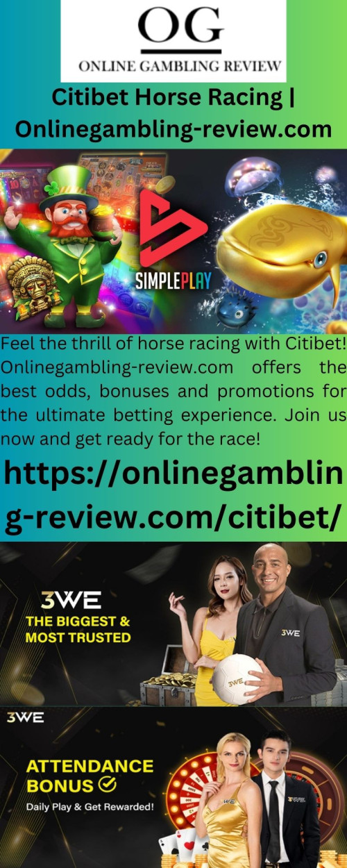 Feel the thrill of horse racing with Citibet! Onlinegambling-review.com offers the best odds, bonuses and promotions for the ultimate betting experience. Join us now and get ready for the race!


https://onlinegambling-review.com/citibet/