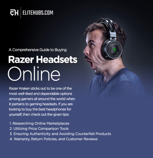 Razer Kraken sticks out to be one of the most well-liked and dependable options among gamers all around the world when it pertains to gaming headsets. If you are looking to buy the best headphones for yourself, then check out the given tips:

1) Researching Online Marketplaces:

2) Utilizing Price Comparison Tools

3) Ensuring Authenticity and Avoiding Counterfeit Products

Visit: https://elitehubs.com/collections/razer-headphones