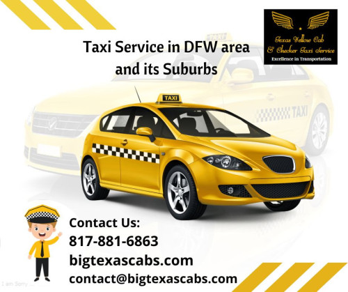 Discover top-notch taxi service in the DFW area and its suburbs. Our reliable transportation solutions ensure a comfortable and convenient ride wherever you need to go. Book your ride today!
Follow this link : https://bigtexascabs.com/