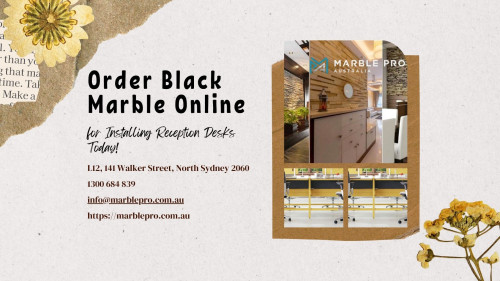 Do you wish to create uniqueness in your office? Apart from other types of natural stone, you can go for installing black marble for reception desks to bring more attractiveness. Find details about specialist installers of Marble Pro at https://marblepro.com.au/ before you hire them or dial 02 8099 6021 now.