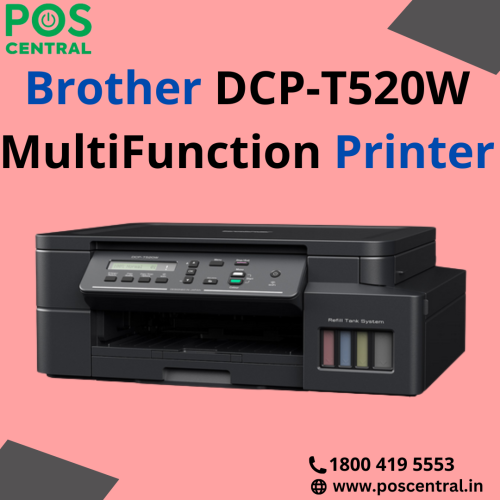 Looking for a versatile and reliable printer that can handle all your printing needs? Look no further! The Brother DCP-T520W Printer is here to revolutionize your printing experience. It is a true multi-function printer, offering not only high-quality printing but also scanning and copying capabilities. With a laser-comparable print speed of up to 17 pages per minute in monochrome (black and white) and 9.5 pages per minute in color, you can count on this printer to produce your documents promptly and with outstanding clarity. You can visit the POS Central India website to get the Brother DCP-T520W multifunction Printer at a reasonable cost with free express delivery. Visit https://www.poscentral.in/brother-inkjet-dcp-t520w.html