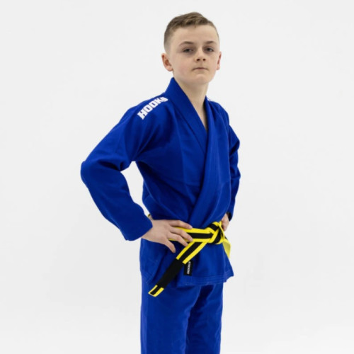 Looking for high-quality BJJ uniforms for your Kids? Hooks Jiujitsu offers a wide range of kids' Brazilian Jiu-jitsu gis that is designed to meet the needs of young martial artists. Our uniforms are made from durable materials and come in a variety of sizes to fit children of all ages and body types. Similar to with adult gis, it's crucial to get the right size for kids. Gis that are too small can restrict movement, while gis that are too large can be uncomfortable and hinder training. We provide sizing charts to help you choose the appropriate size based on your child's height and weight. Our gis are made from sturdy materials that can withstand the rigors of training without easily tearing or fraying. Kids often enjoy gis with fun and vibrant designs. We offer gis with unique patches, embroidery, and colors that appeal to younger practitioners. When shopping for a kids' BJJ GI, take your child's preferences into account while also considering the practical aspects of fit, durability, and quality. We will help ensure they have a positive and enjoyable experience while training in Brazilian Jiu-Jitsu. Shop now! Visit https://hooksbrand.com/collections/kids