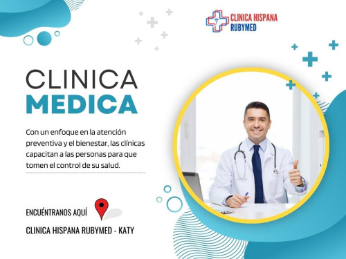 Las clínicas hispanas son clinica medica diseñadas para brindar servicios de atención médica accesibles a la comunidad.

Página web oficial : https://www.clinicahispanarubymed.com

Haga clic aquí para más información : https://www.clinicahispanarubymed.com/locations/clinica-hispana-katy-tx

Clinica Hispana Rubymed - Katy
Dirección: 5304 E 5th St Ste 113 Ste 113, Katy, TX 77493, United States
Llámanos : +13465171202

Encuéntranos en Google Map : https://g.page/clinica-hispana-katy

Sitio empresarial de Google : https://clinica-hispana-rubymed-katy-tx.negocio.site/

Mi perfil : https://gifyu.com/hispanakaty

Mas imagenes :
https://tinyurl.com/y8da2jhk
https://tinyurl.com/bdkxvwvb
https://tinyurl.com/5ye6ed94
https://tinyurl.com/uzkehp45