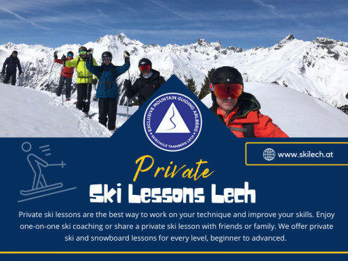 Our experienced instructors and ski guides are fully certified and proud to offer private lessons for all skill levels. With our unique approach to mountain guiding, you'll never have a dull moment on the slopes! Contact us today to book private ski lessons lech!

Official Website : https://www.skilech.at/

Skischule Tannberg Lech - Exclusive Mountain Guiding Arlberg
Address: Omesberg 587 EG, 6764 Lech, Austria
Phone: +436763351217

Find Us On Google Map : https://goo.gl/maps/ikcUqRez73t2PqM78

Google Business Site: https://skischuletannberglechexclusivemountainguiding.business.site

Our Profile: https://gifyu.com/skilech

More Images :
https://gifyu.com/image/Sguq9
https://gifyu.com/image/SguqT
https://gifyu.com/image/Sguqw
https://gifyu.com/image/Sguq3