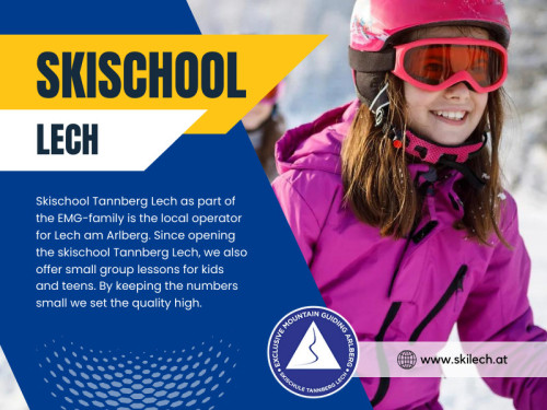 These lech ski lessons are conducted in a rsselaxed and friendly environment, focusing on safety and enjoyment. By the end of your holiday, you'll find yourself gliding down the slopes with newfound skill and a sense of accomplishment.

Official Website : https://www.skilech.at/

Skischule Tannberg Lech - Exclusive Mountain Guiding Arlberg
Address: Omesberg 587 EG, 6764 Lech, Austria
Phone: +436763351217

Find Us On Google Map : https://goo.gl/maps/ikcUqRez73t2PqM78

Google Business Site: https://skischuletannberglechexclusivemountainguiding.business.site

Our Profile: https://gifyu.com/skilech

More Images :
https://gifyu.com/image/SguqE
https://gifyu.com/image/Sguqm
https://gifyu.com/image/Sguqk
https://gifyu.com/image/Sguqv