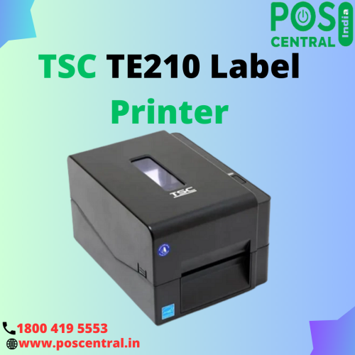 The TE210 Label printer is a high-performance printing device designed for businesses and organizations that require efficient and reliable barcode printing capabilities. It offers a compact and user-friendly design, making it suitable for various environments such as retail stores, warehouses, healthcare facilities, and more. With its fast printing speed of up to 6 inches per second, the TE210 can efficiently handle large printing tasks. It also boasts a high print resolution of up to 203 dots per inch (dpi), resulting in crisp and highly readable barcodes. Get affordable deals on TSC TE210 Barcode Printer with free shipping across India. Visit https://www.poscentral.in/tsc-te-210-203-dpi-6-ips-usb-internal-ethernet-rs-232-usb-host-thermal-transfer-label-printer.html