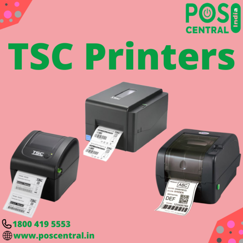 TSC Printers for sale find extensive utilization across diverse industries such as retail, manufacturing, healthcare, logistics, and numerous others. Overall, they are known for their reliability, durability, and performance. They provide efficient and cost-effective printing solutions, helping businesses improve productivity and streamline their operations. With a strong presence in the market and a commitment to innovation, TSC continues to be a trusted choice for businesses seeking reliable printing solutions. This reliability ensures consistent performance and minimizes downtime for businesses that rely on efficient printing operations. Get TSC Barcode Printer with free shipping at a reasonable price from POS Central India website. Visit https://www.poscentral.in/tsc.html