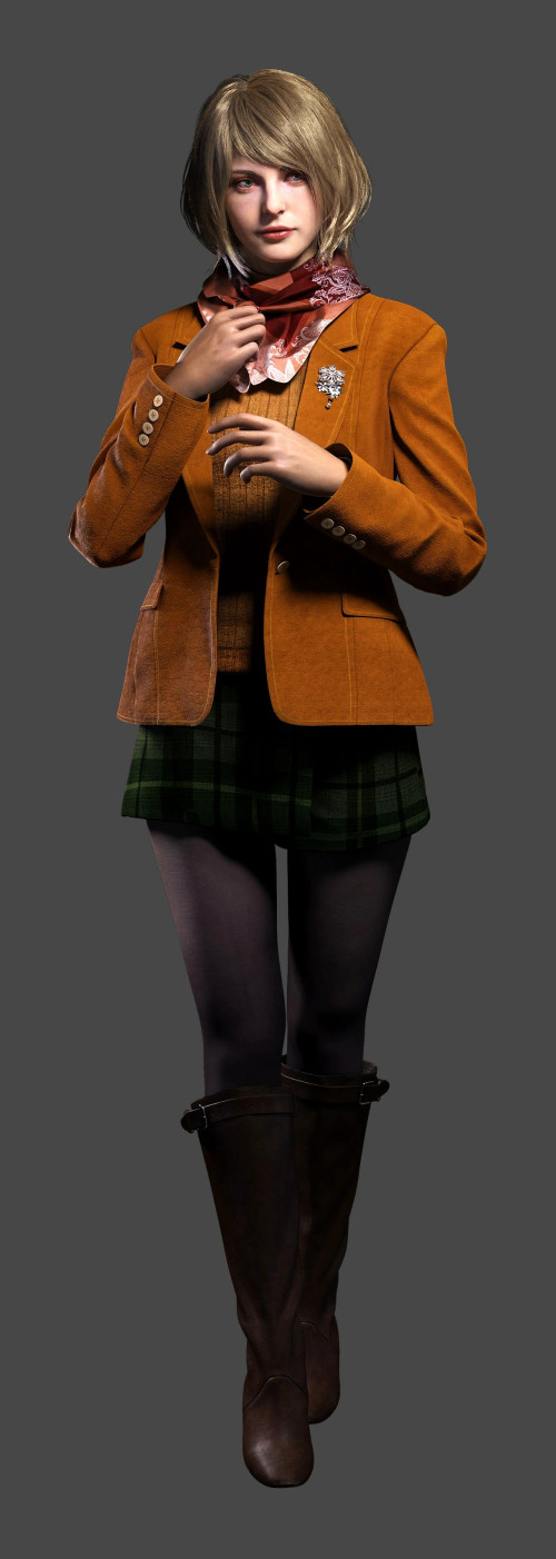 RE4R Ashley Render