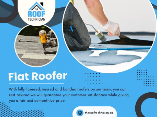 Not all flat roofer specialize in flat roofs, and experience in this area can make a big difference in the quality and longevity of your project.

Official Website: https://therooftechnician.ca/
Find us on Google Map: https://maps.app.goo.gl/6sBSffpLP8je9mUd6

Address: 3891 Chesswood Dr, North York, ON M3J 2R8, Canada
Tell: +14168260040

Our Profile: https://gifyu.com/rooftechnician
More Images: 
https://tinyurl.com/2xmsa4jp
https://tinyurl.com/2dmz9ttk
https://tinyurl.com/293lzecv
https://tinyurl.com/22yejke6