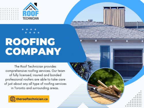 Whether repairing, replacing, or installing a new roof, hiring the right roofing company is crucial to ensuring a job well done. With a multitude of options at hand, selecting the right one can feel quite overwhelming.

Official Website: https://therooftechnician.ca/
Find us on Google Map: https://maps.app.goo.gl/6sBSffpLP8je9mUd6

Address: 3891 Chesswood Dr, North York, ON M3J 2R8, Canada
Tell: +14168260040

Our Profile: https://gifyu.com/rooftechnician
More Images: 
https://tinyurl.com/5aw4bd8m
https://tinyurl.com/2dnd5xk2
https://tinyurl.com/25kbf5jy
https://tinyurl.com/56wf83ae