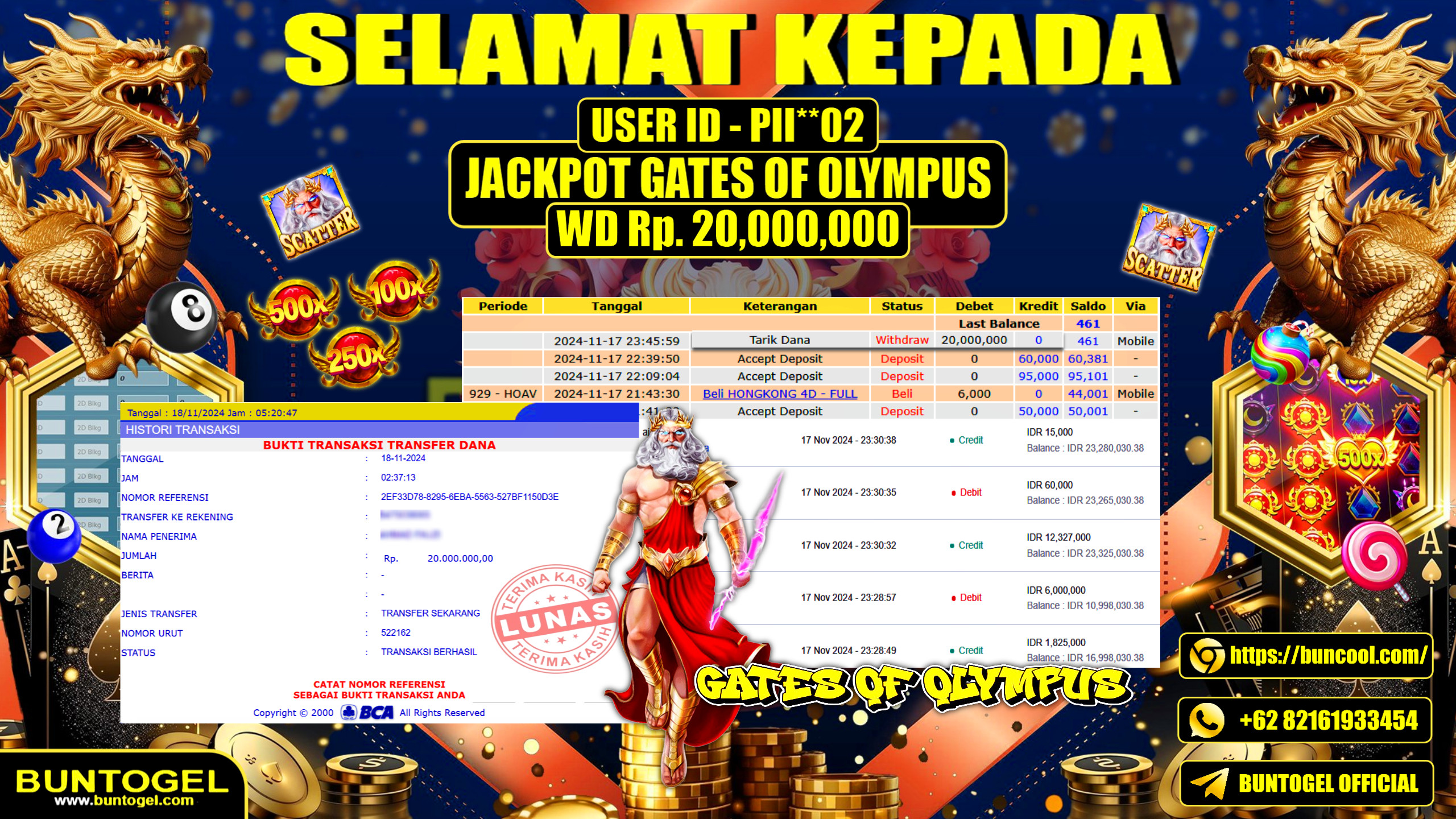 BUKTI BAYAR BUNTOGEL