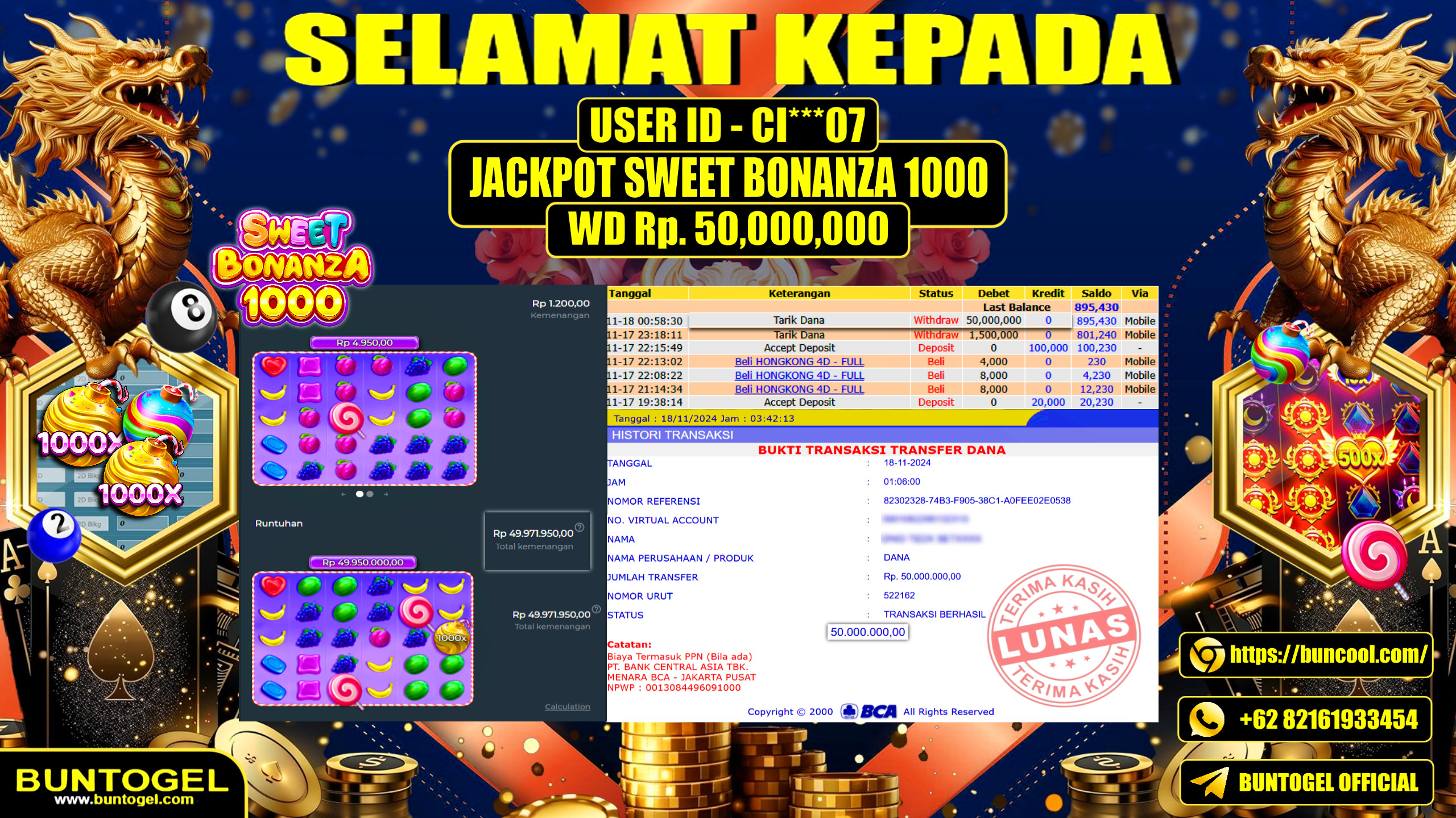 BUKTI BAYAR BUNTOGEL
