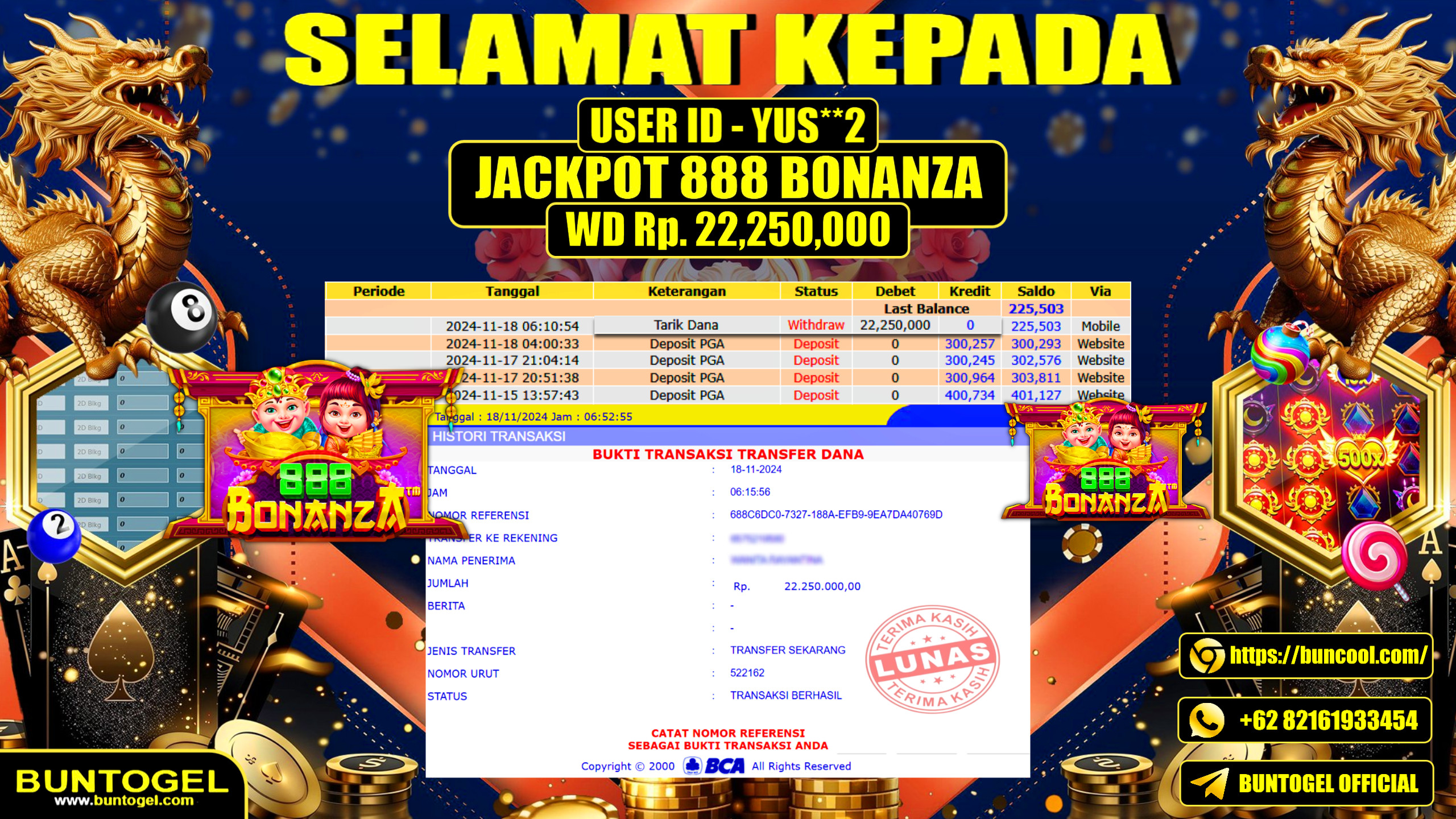 BUKTI BAYAR BUNTOGEL