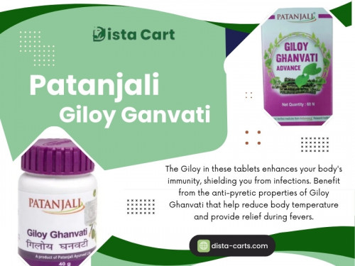 Giloy is known for its immunity-boosting properties. Patanjali Giloy Ganvati Tablets offers a convenient way to harness these benefits in tablet form. This herbal remedy helps in maintaining health, fighting infections, and promoting overall well-being. Here are some of the best ways to use it to strengthen immunity naturally. 

Official Website: https://dista-carts.com/

Address: 43 Epsom Road, Leicester, LE4 5DB, United Kingdom
Phone: +447482012299

Our Profile: https://gifyu.com/distacarts

More Photos: 

https://is.gd/kHUpEH
https://is.gd/cKr8i6e
https://is.gd/TbiGTv
https://is.gd/QjNzqU