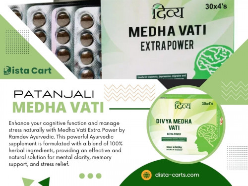 Academic demands often require concentration and mental stamina. Patanjali Medha Vati is enriched with ingredients such as Brahmi, Shankhpushpi, and Vacha, herbs known to support cognitive function. These components help boost memory and learning capacity, making it an excellent choice for students preparing for exams or engaging in extensive study routines. 

Official Website: https://dista-carts.com/

Address: 43 Epsom Road, Leicester, LE4 5DB, United Kingdom
Phone: +447482012299

Our Profile: https://gifyu.com/distacarts

More Photos: 

https://is.gd/kHUpEH
https://is.gd/Kxw6Bc
https://is.gd/cKr8i6e
https://is.gd/TbiGTv