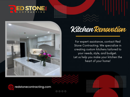 Your budget is one of the first and most crucial aspects to consider before kitchen renovation Oakville. Renovations can quickly become expensive if you don't set a firm limit.

Official Website: https://redstonecontracting.com

Contact: Home Renovation Contractors By Red Stone Contracting
Address: 1040 Speers Rd, Oakville, ON L6L 2X4, Canada
Phone: +1 905-901-1006

Find Us On Google Map: https://maps.app.goo.gl/kb5UoNkzTXieMSNX9

Our Profile: https://gifyu.com/homeaddition
More Images: https://tinyurl.com/2y8ls4ht
https://tinyurl.com/23ln6om9
https://tinyurl.com/2c9bqlm7
https://tinyurl.com/25ksz23w