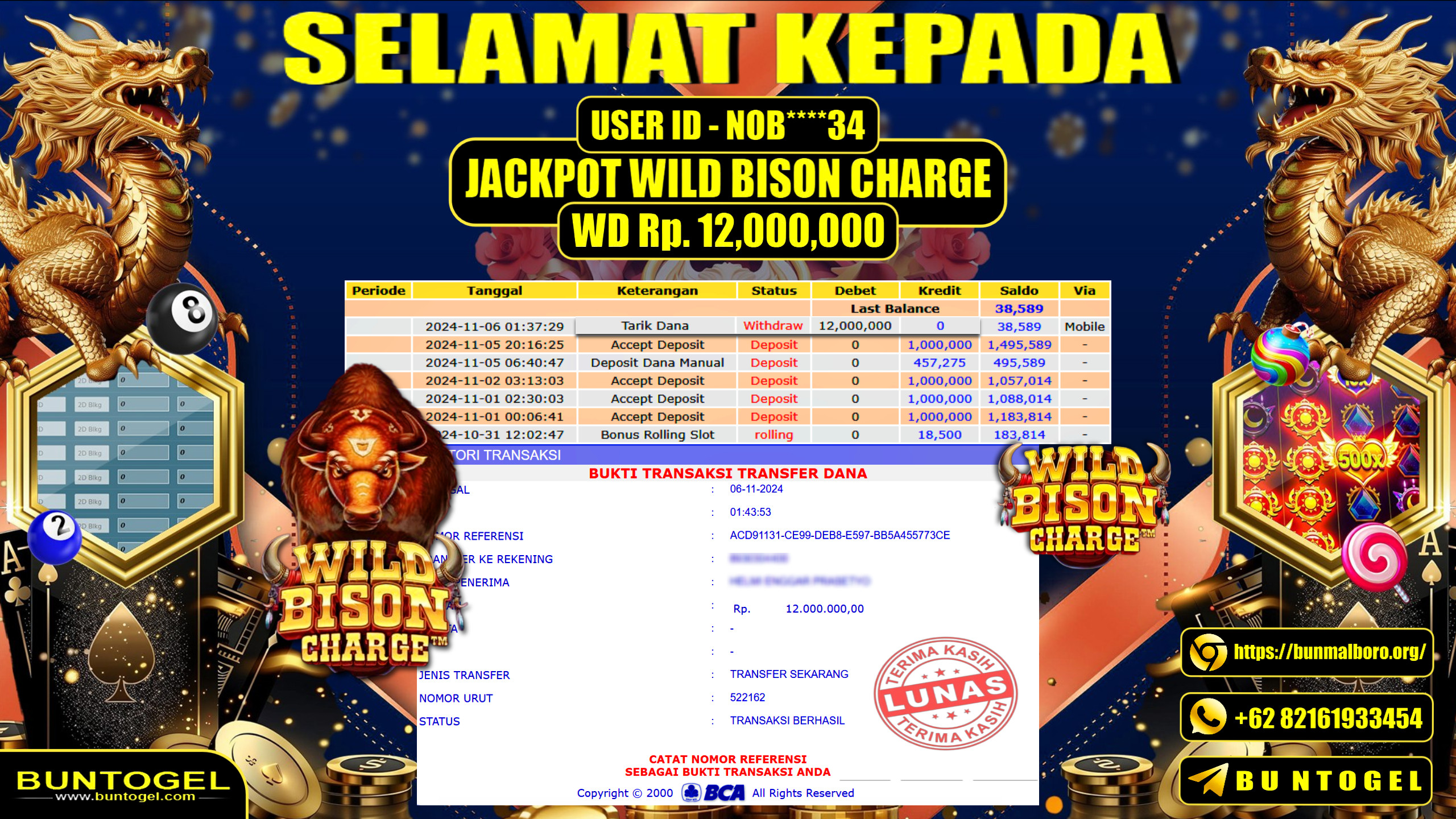 BUKTI BAYAR BUNTOGEL