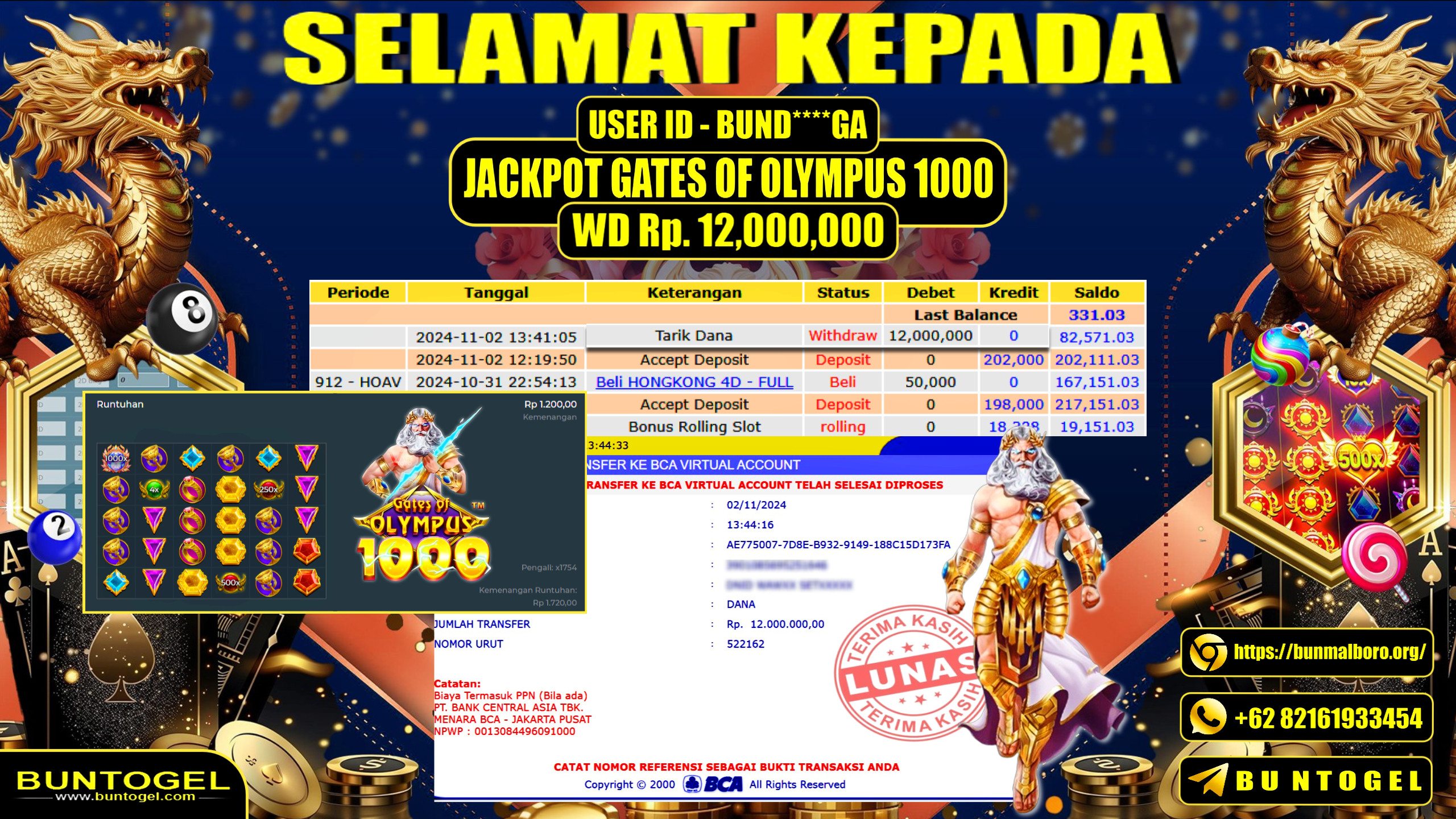 BUKTI BAYAR BUNTOGEL