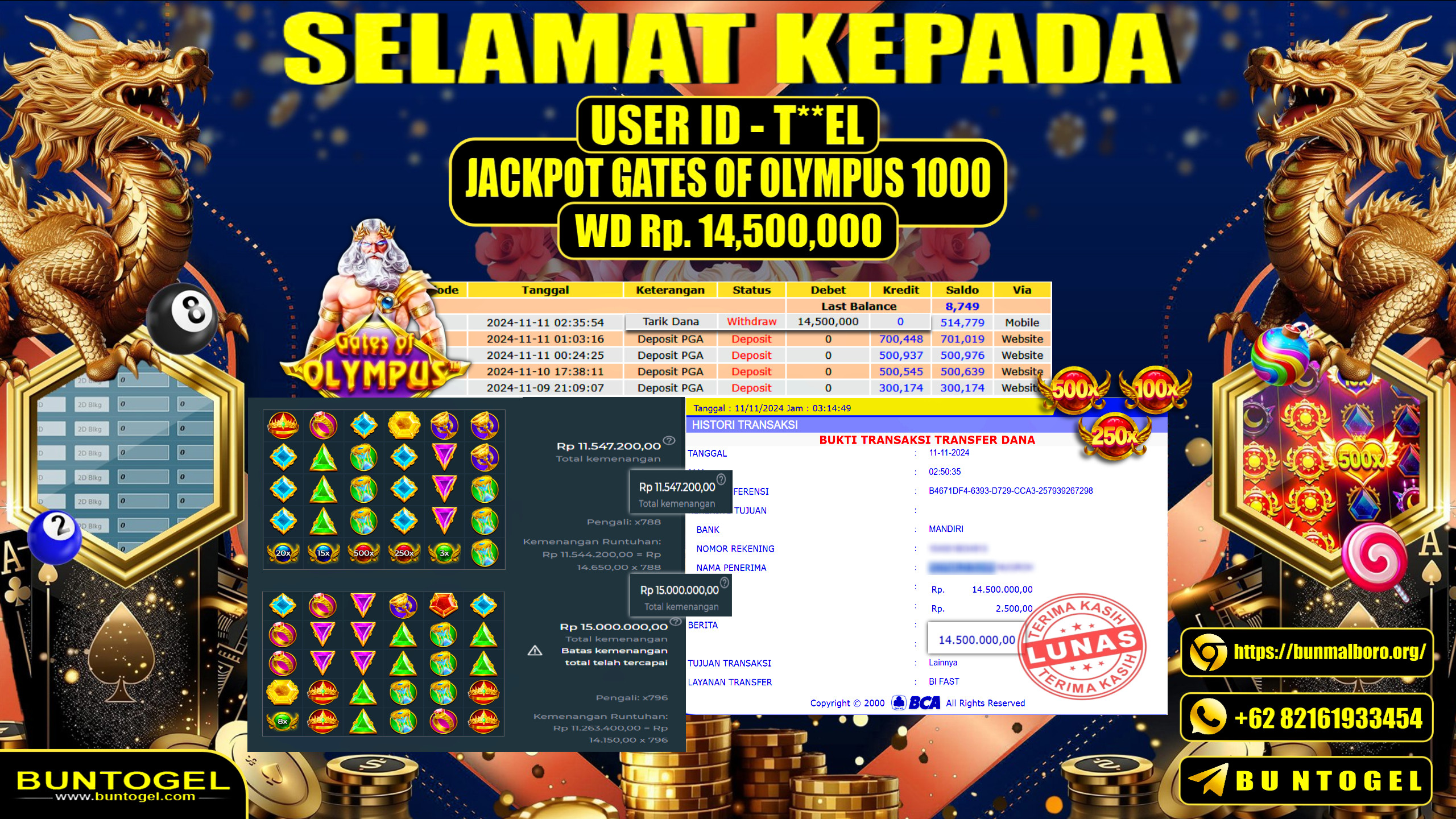 BUKTI BAYAR BUNTOGEL