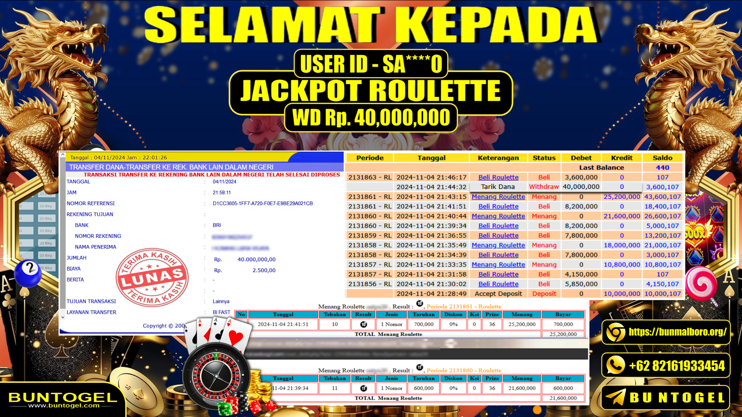 BUKTI BAYAR BUNTOGEL