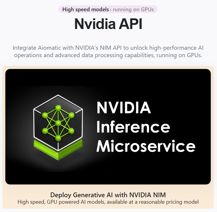 Nvidia NIM API