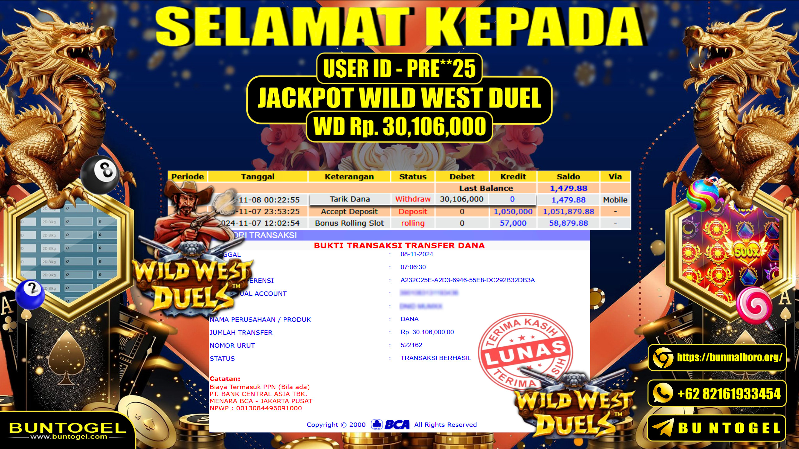 BUKTI BAYAR BUNTOGEL