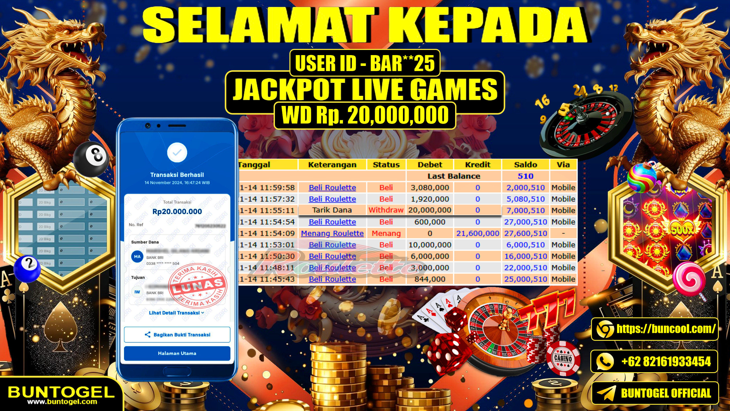 BUKTI BAYAR BUNTOGEL