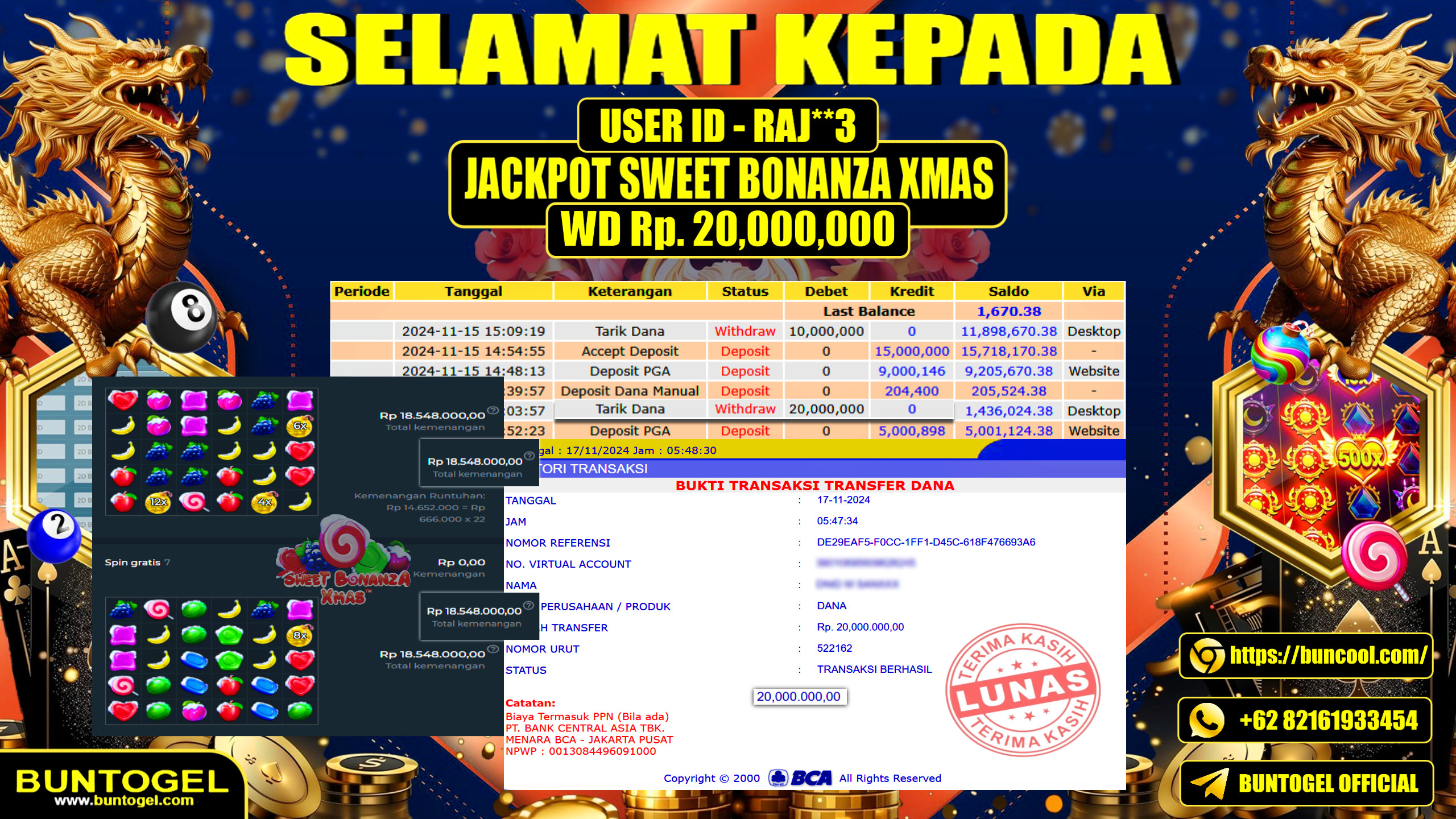 BUKTI BAYAR BUNTOGEL