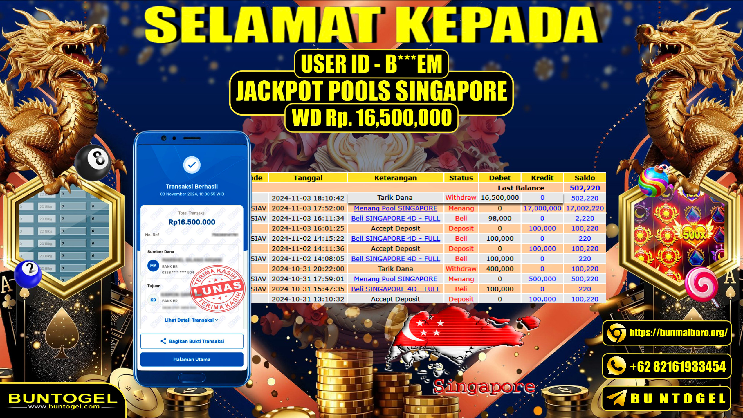 BUKTI BAYAR BUNTOGEL