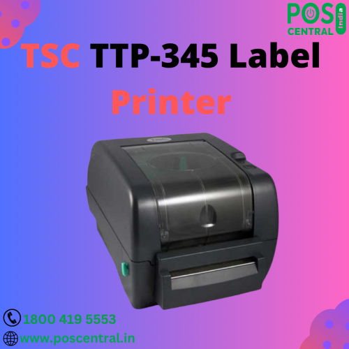 The TSC TTP 345 Thermal Transfer Label Printer is equipped with 8 MB of flash memory, ensuring fast and efficient label printing. It can print at a speed of up to 5 inches per second, allowing for quick and productive operation. With a resolution of 300 dpi (dots per inch), this printer delivers crisp and clear text, graphics, and barcodes, ensuring accurate and professional-looking labels every time.  The black mark sensor in it enables reliable and accurate detection of black marks on labels, ensuring precise positioning and alignment during printing. So, hurry up and get TTP 345 at best prices from POS Central India with free shipping across India. For more information, go through https://www.poscentral.in/tsc-ttp-345-300-dpi-5-ips-thermal-transfer-label-printer.html