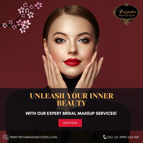 With the help of our wedding cosmetic services, become the bride of your dreams! Our talented artists will collaborate with you to develop a look that is especially you, boosting your inherent attractiveness and improving your self-confidence. Call today to make your ideal wedding a reality!
https://www.priyankamakeovers.com/