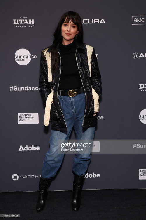 PARK CITY, UTAH - JANUARY 20: Dakota Johnson attends the 2023 Sundance Film Festival "The Disappeara