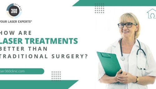 So, if you want a perfect laser treatment, connect with laser360clinic, and get the best assistance.
https://laser360clinic.com/how-are-laser-treatments-better-than-traditional-surgery/